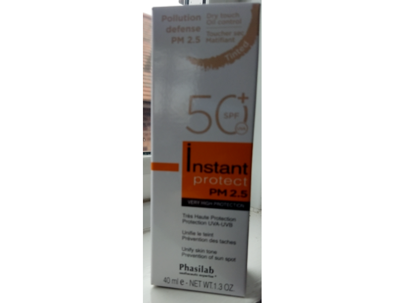 Phasilab Instant Protect PM 2.5 Tinted Cream, SPF 50+, 1.3 oz/40 mL