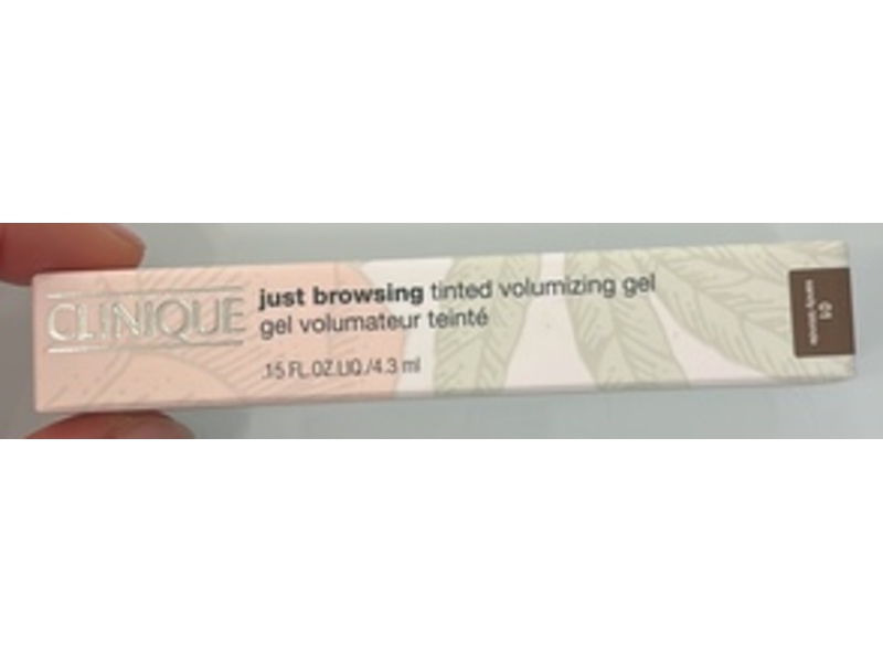 Clinique Just Browsing Tinted Volumizing Gel, Sandy Blonde, 0.15 fl oz/4.3 mL