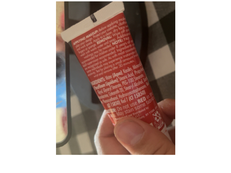 Rubies Makeup Red Cream, 0.7 oz/19 g