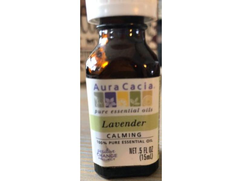 Aura Cacia Pure Essential Oil, Lavender, 0.5 fl oz/15 mL