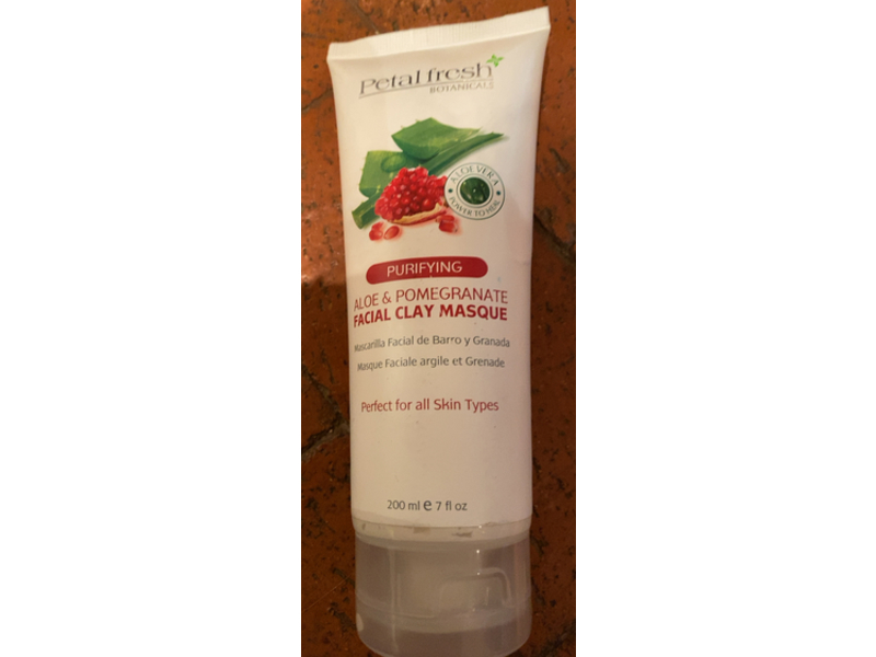Petal Fresh Purifying Facial Clay Masque, Aloe & Pomegranate, 7 fl oz/200 mL