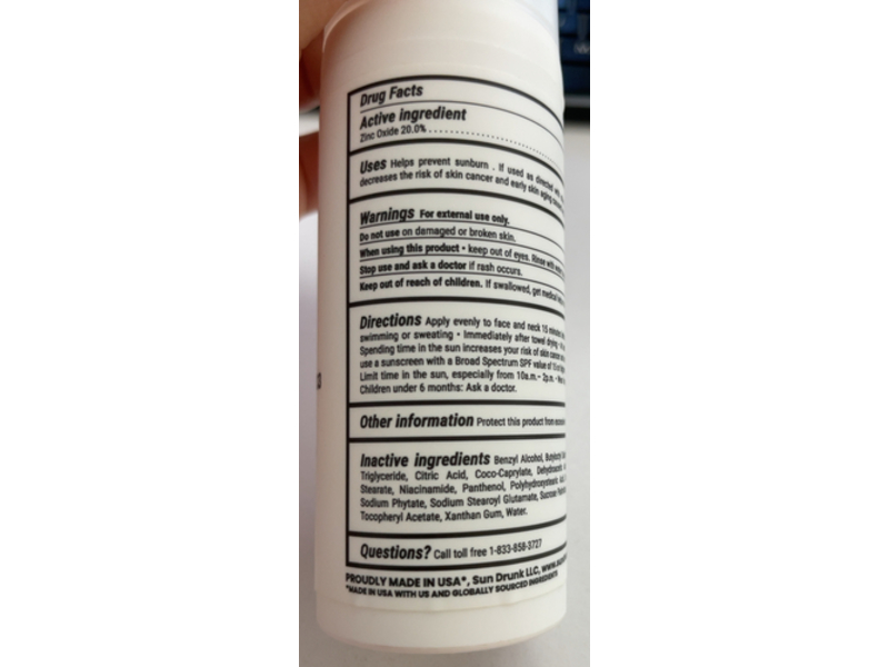 Sun Drunk Mineral Sunscreen, SPF 33, 1.7 fl oz/50 mL