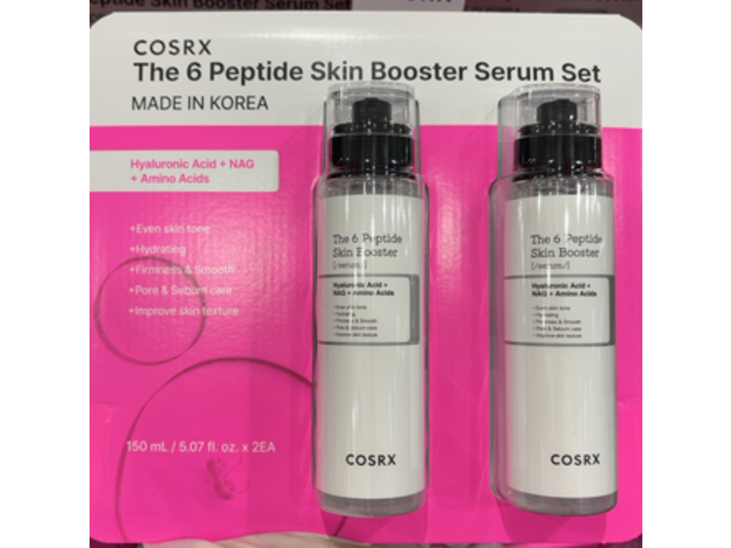 Cosrx The 6 Peptide Skin Booster Serum Set, 5.07 fl oz/150 mL, Pack Of 2
