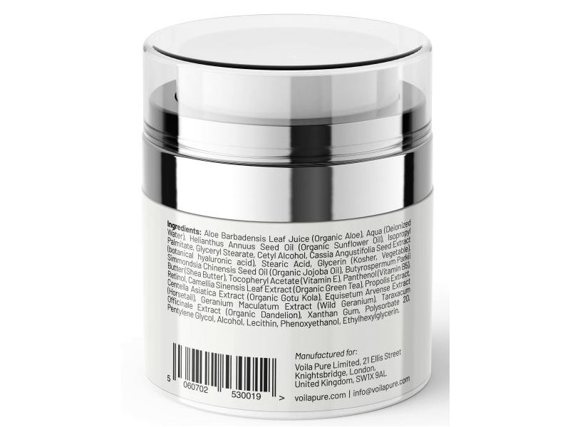 Voila Pure Retinol Moisturizer, 1.7 fl oz/50 mL