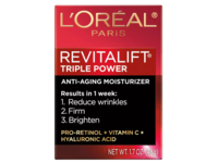 L'Oreal Paris Revitalift Triple Power Moisturizer, Pro-Retinol + Hyaluronic Acid + Vitamin C, 1.7 oz/48 g - thumbnail 2