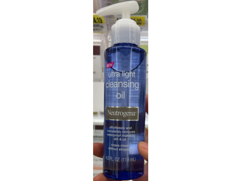 Neutrogena Ultra Light Cleansing Oil, 4.0 fl oz/118 mL