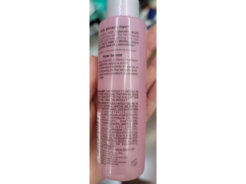 L'Oreal Paris Elvive High Shine Leave-In Serum, 4% Glycolic + Gloss, 4.4 fl oz/130 mL