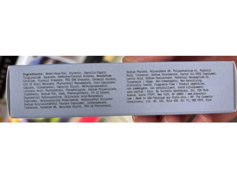 Dieux Air Angel Hydrating Facial Gel Cream, 0.85 fl oz/25 mL