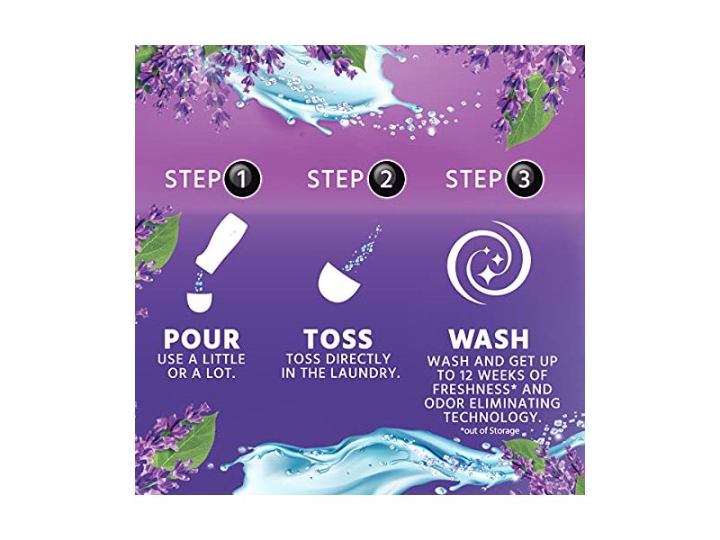 Purex Crystals Laundry Booster, Lavender Blossom, 21 oz/595 g