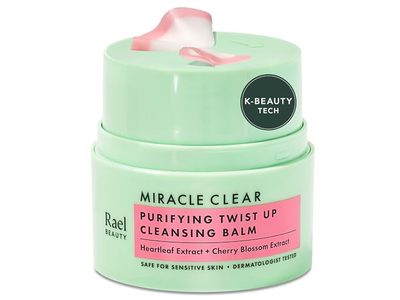 Rael Miracle Clear Purifying Twist Up Cleansing Balm, Heartleaf Extract + Cherry Blossom Extract, 1.69 fl oz/50 mL