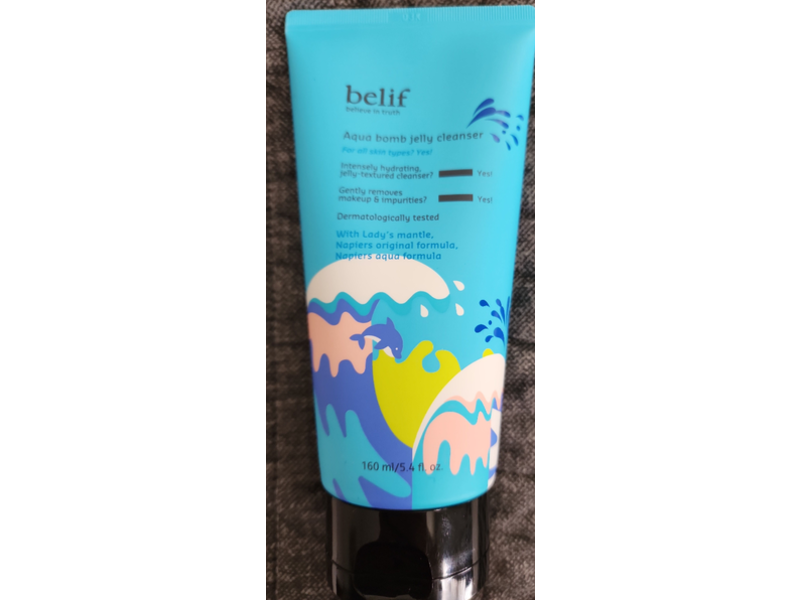 Belif Aqua Bomb Jelly Cleanser, 5.4 fl oz/160 mL