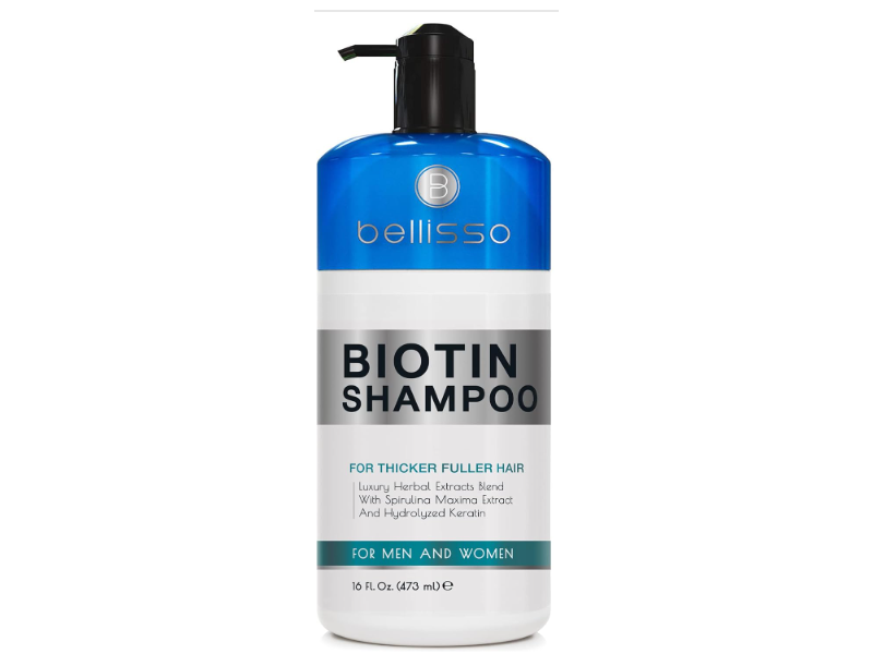 Bellisso Shampoo, Biotin, 16 fl oz/473 mL