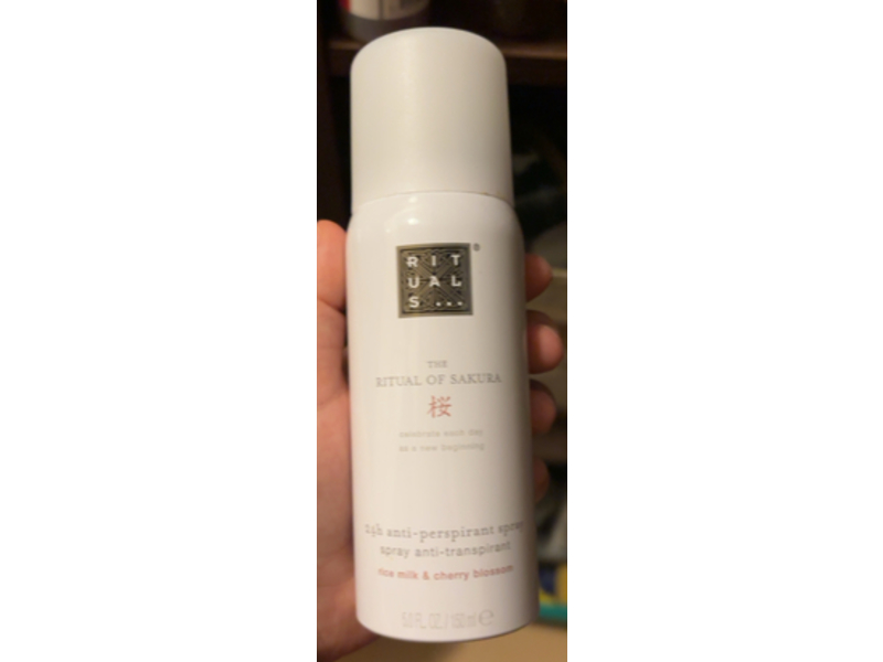 Rituals Of Sakura Anti-Perspirant Spray, Rice Milk & Cherry Blossom, 5.0 fl oz/150 mL