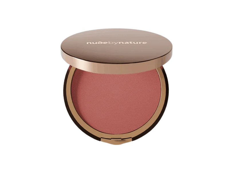 Nude By Nature Casemere Pressed Blush, 02 Pink Lilly, 0.21 oz/6 g