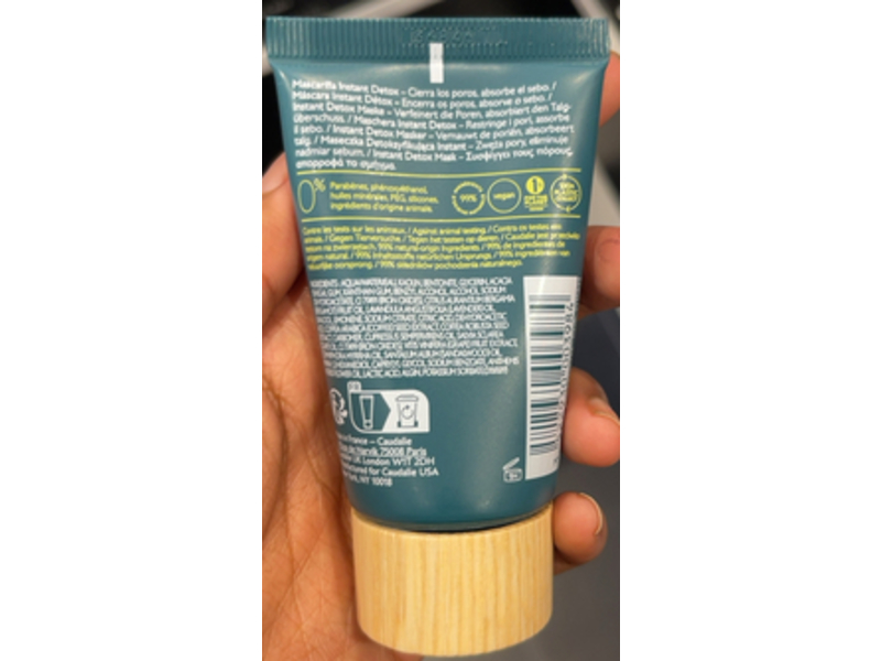 Caudalie Instant Detox Pore Mask, Vinergetic C+, 1.1 fl oz/35 mL