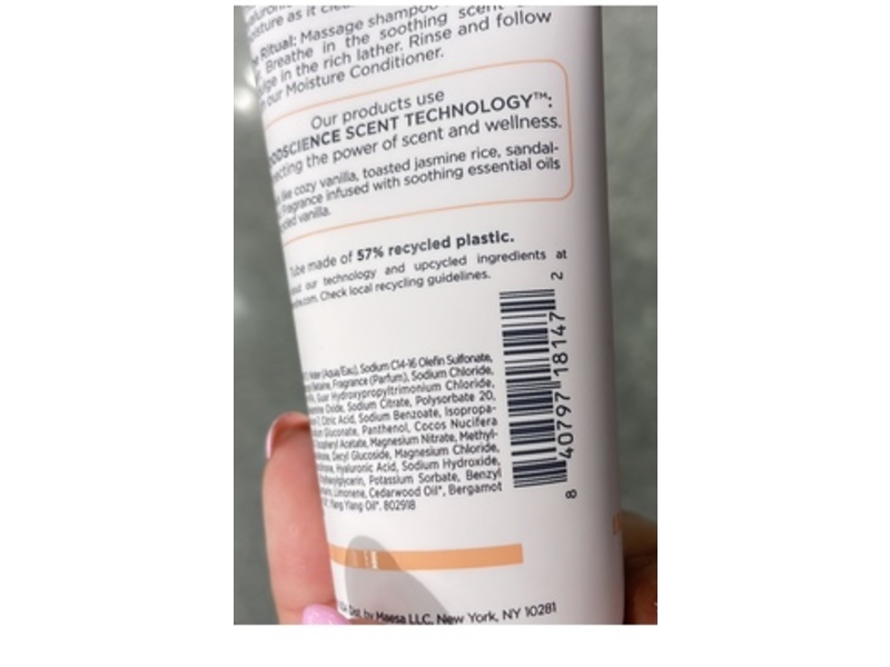 Being Frenshe Haie Wellness Moisture Shampoo, Cashmere Vanilla, 2 fl oz/60 mL