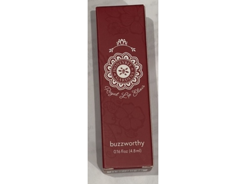 Honeybee Gardens Royal Lip Elixir, Buzzworthy, 0.16 fl oz/4.8 mL