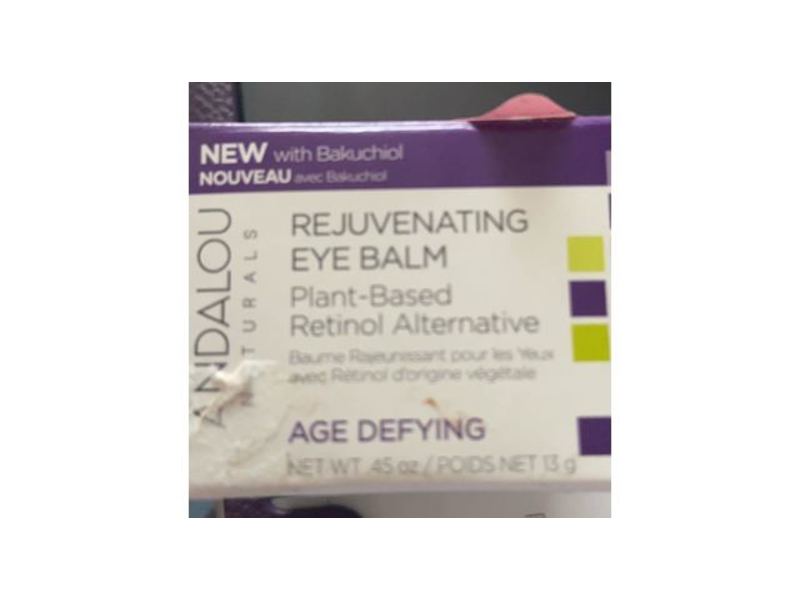 Andalou Naturals Rejuvenating Eye Balm, Age Defying, 0.45 oz/13 g