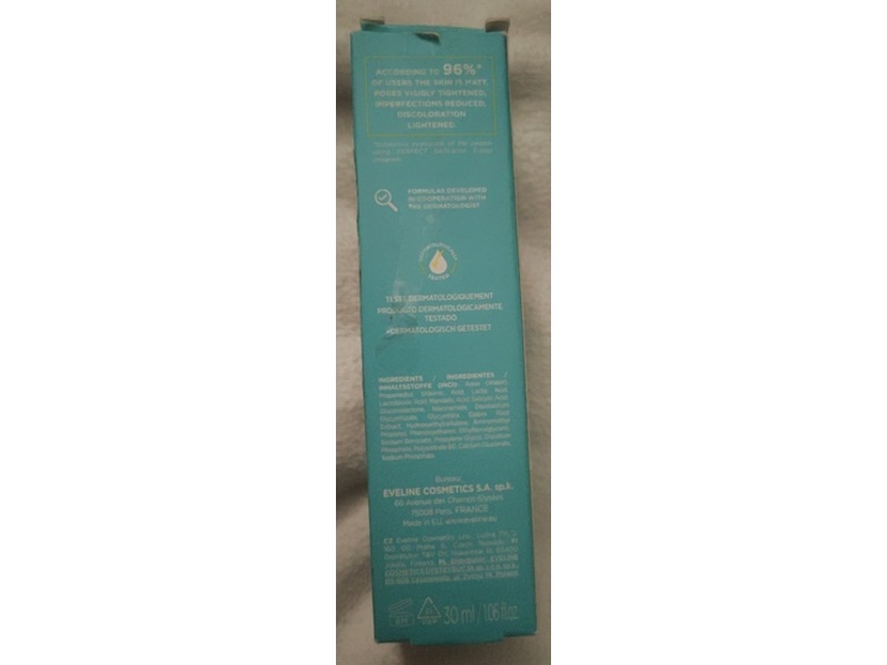 Eveline Cosmetics Perfect Skin Acne Overnight Treatment, 1.06 fl oz/30 mL