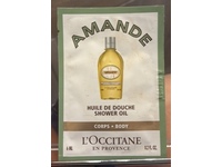 L'Occitane En Provence Amande Body Shower Oil, 0.2 fl oz/6 mL - Image 3