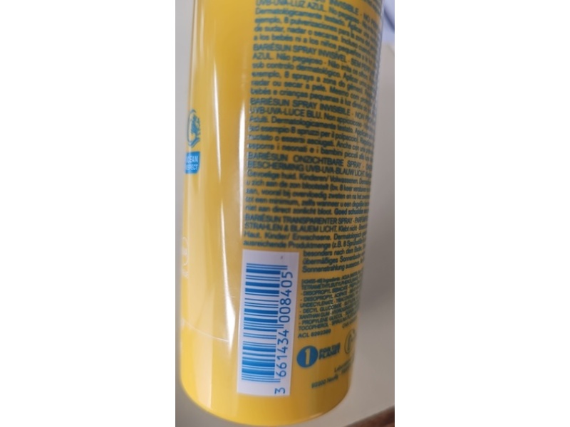 Uriage Eau Thermale Bariesun Invisible Spray, SPF 50+, 6.8 fl oz/200 mL