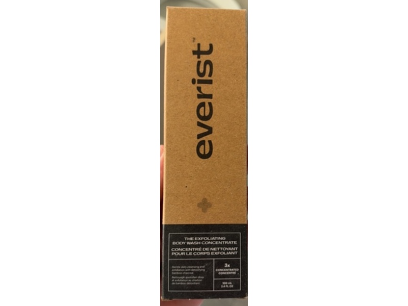 Everist Exfoliating Body Wash Concentrate, 3.4 fl oz/100 mL