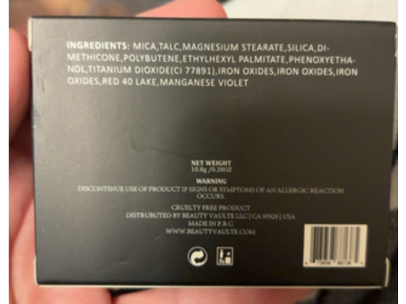 Beauty Vaulte Eyeshadow Regal Palette, 0.38 oz/10.8 g