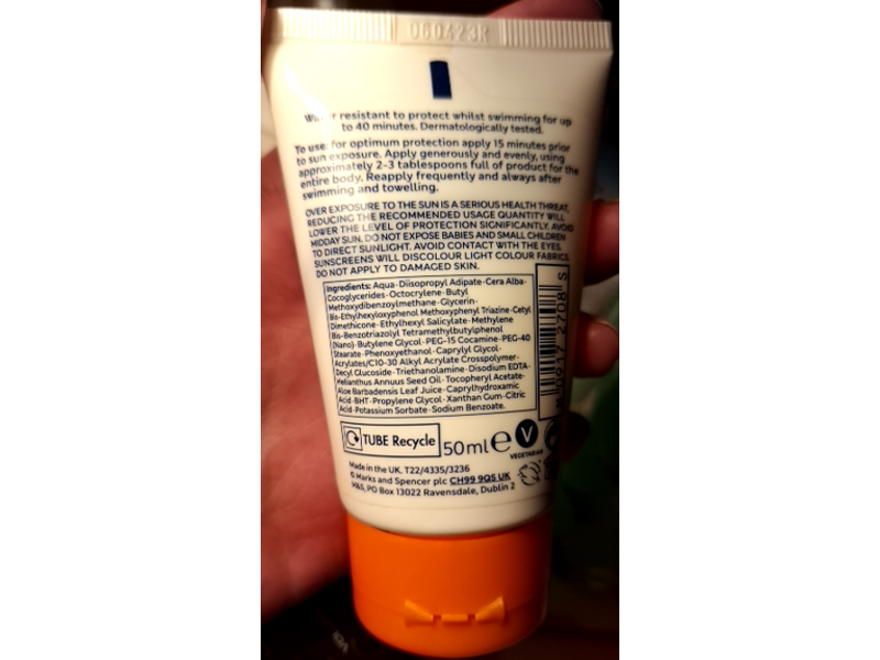 M&S Beauty Sun Smart Moisture Protect Sun Lotion, SPF 50+, 50 mL