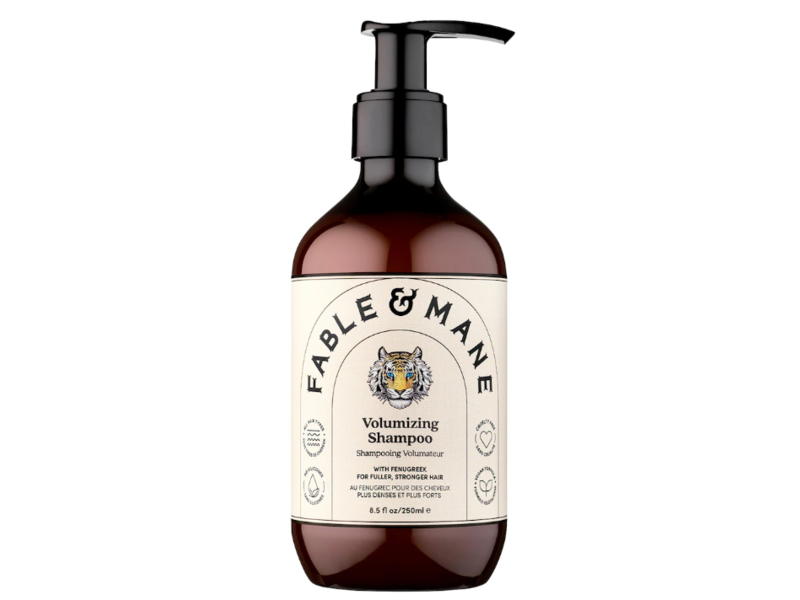 Fable & Mane Volumizing Shampoo, Fenugreek, 8.5 oz/250 mL