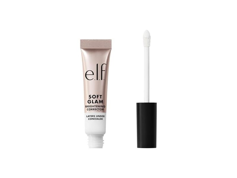 e.l.f. Cosmetics Soft Glam Brightening Concealer, White, 0.21 fl oz/6.3 mL