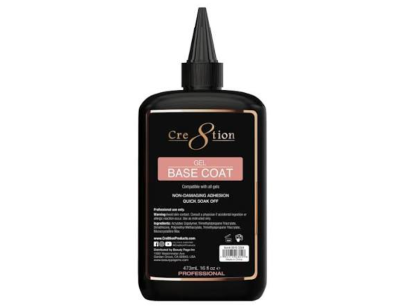 Cre8tion Gel Base Coat, 16 fl oz/473 mL