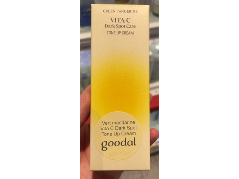 Goodal Green Tangerine Vita C Dark Spot Tone Up Cream, SPF 50+ PA++++, 1.69 fl oz/50 mL