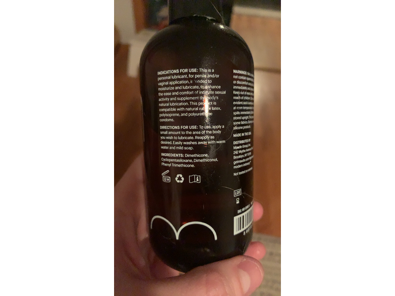 Maude Shine Silicone Lubricant, 8 oz/236.6 mL