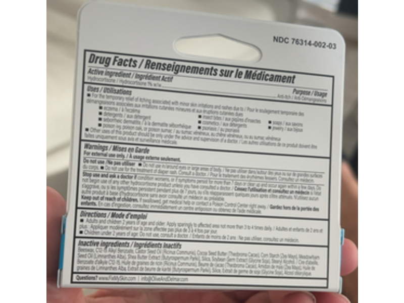 FixMySkin 1% Hydrocortisone Anti-Itch Healing Body Balm, 0.5 fl oz/14.2 g