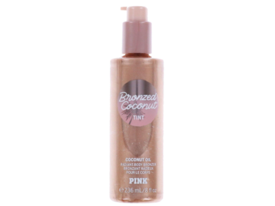 Pink Radiant Body Bronzer, Bronzed Coconut Tint, 8 fl oz/236 mL