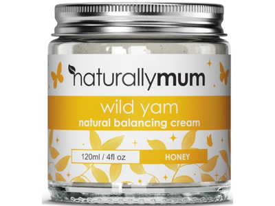 Naturallymum Wild Yum Natural Balancing Cream, Honey, 4 fl oz/120 mL