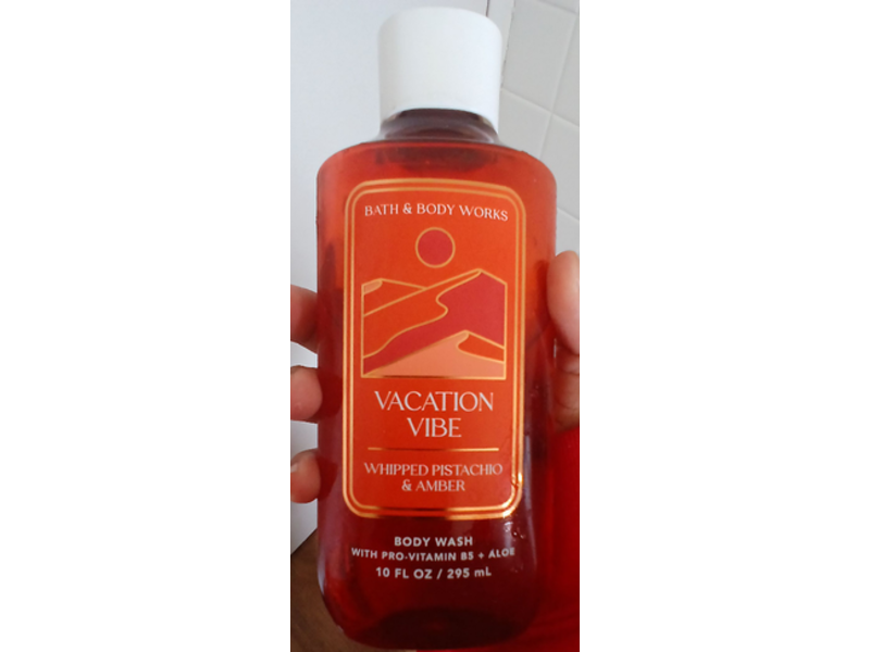 Bath & Body Works Vacation Vibe Body Wash, Whipped Pistachio & Amber, 10 fl oz/295 mL