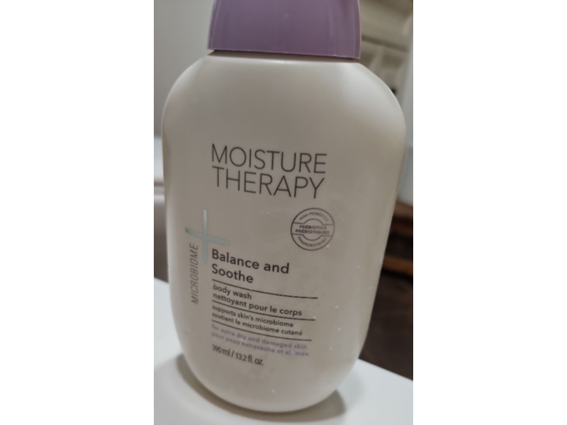 Moisture Therapy Microbiome Balance And Smooth Body Wash, 13.2 fl oz/390 mL