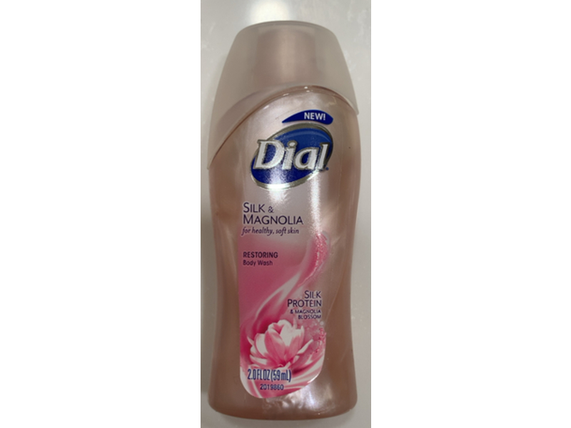 Dial Restoring Body Wash, Silk & Magnolia, 2.0 fl oz/59 mL