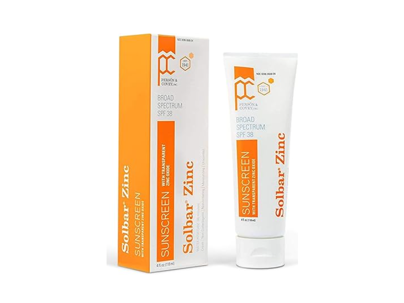 Person & Covey Solbar Zinc Sunscreen, SPF 38, 4 fl oz/118 mL