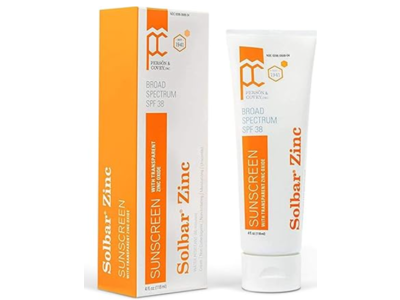 Person & Covey Solbar Zinc Sunscreen, SPF 38, 4 fl oz/118 mL