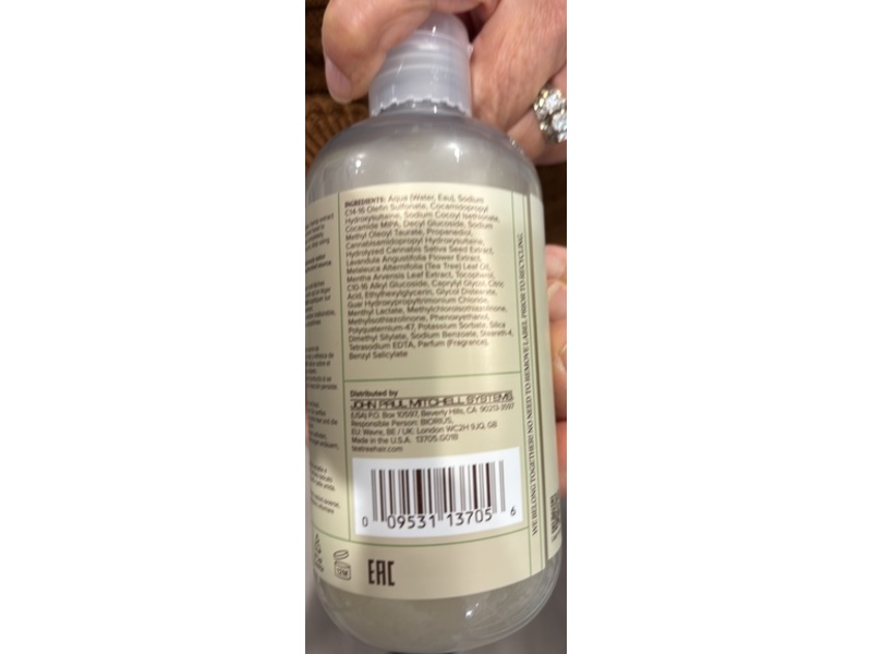 Tea Tree Hemp Restoring Shampoo & Body Wash, 10.14 fl oz/300 mL