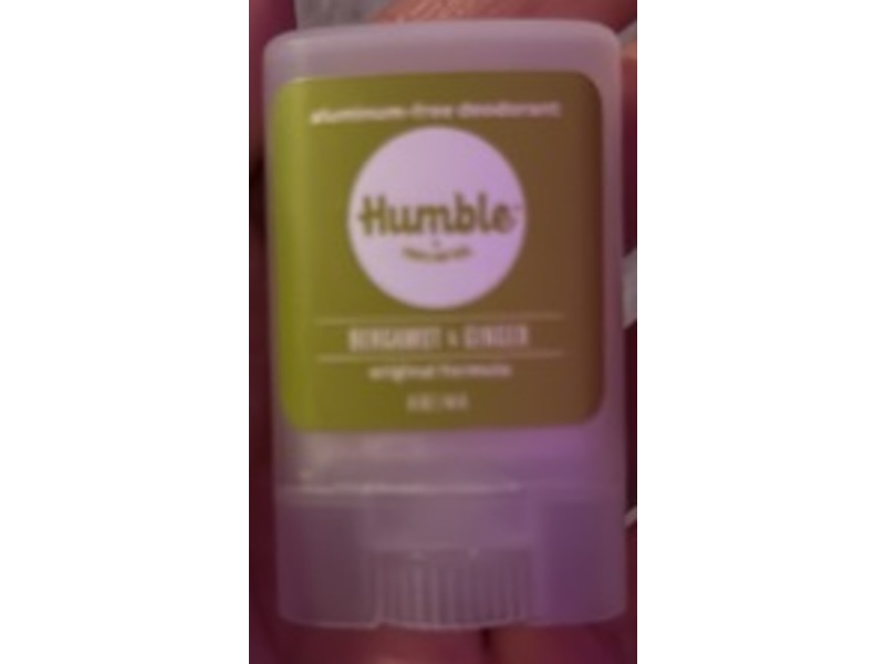 Humble Deodorant, Bergamot & Ginger, 0.5 oz/14 g