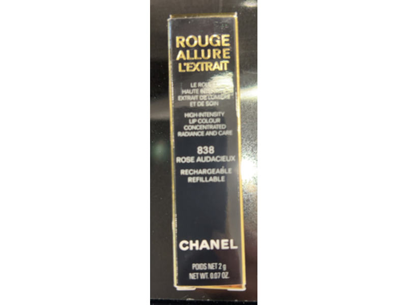 Chanel Rouge Allure L'Extrait High Intensity Lip Color, 838 Rose Audacieux, 0.07 oz/2 g
