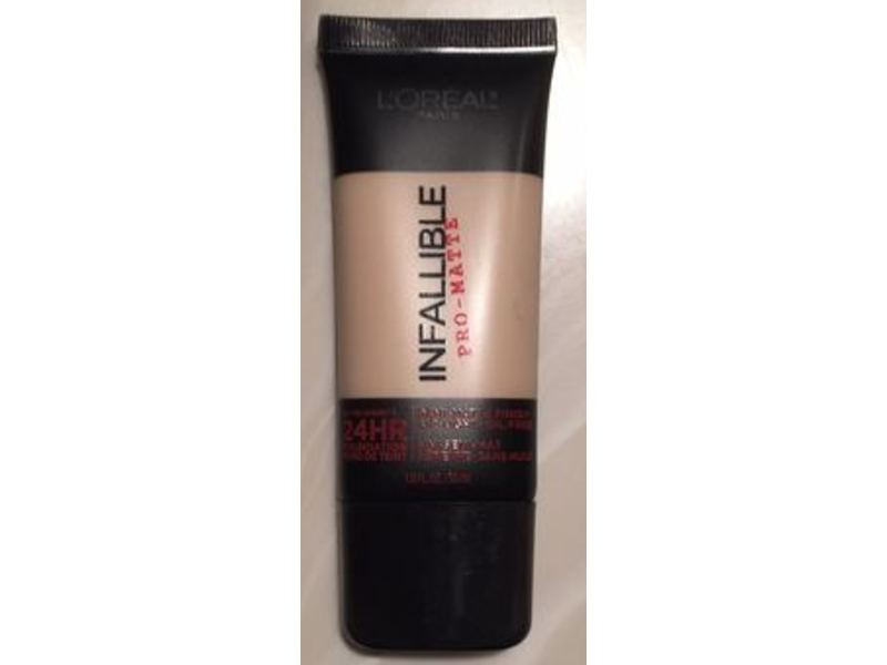 L'Oreal Paris Infallible Pro-Matte Foundation Makeup, Shell Beige, 1 fl oz.30 mL