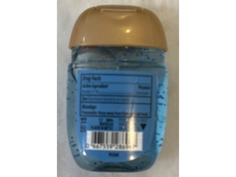 Bath & Body Works Anti-Bacterial Hand Gel, Crisp Morning Air, 1 fl oz/29 mL, 5 Count