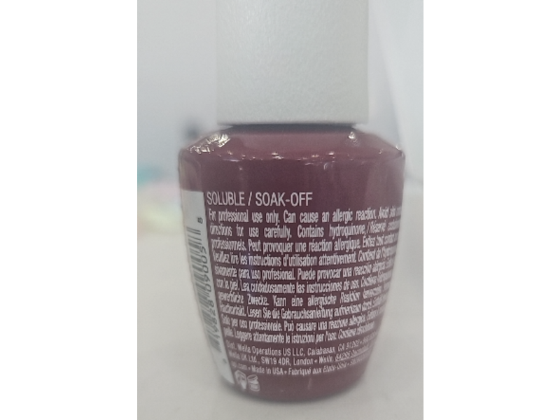 O.P.I Gel Color, Malaga Wine, 0.5 fl oz/15 mL