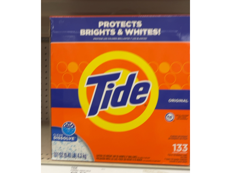 Tide Powder Laundry Detergent, Original, 133 Loads, 151 oz/4.3 kg