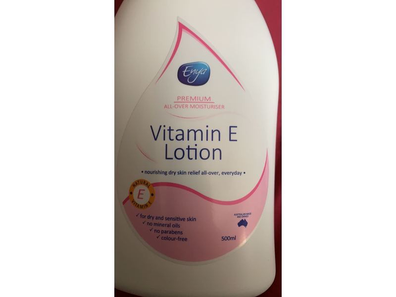 Enya All-Over Lotion, Vitamin E, 500 mL
