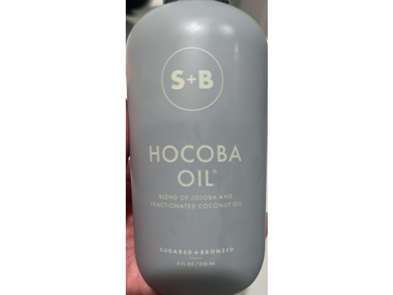 Sugared+Bronzed Hocoba Oil, 8 fl oz/236 mL